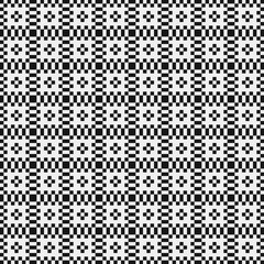 Abstract Cross Pattern Dots Logo generative computational art illustration