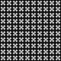 Abstract Cross Pattern Dots Logo generative computational art illustration