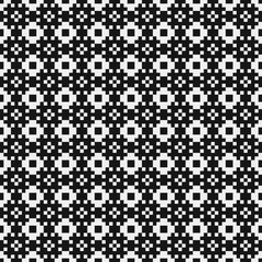 Fototapeta premium Abstract Cross Pattern Dots Logo generative computational art illustration