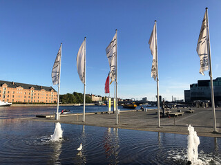 view of the sea in Copenhagen, Denmark.