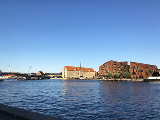 view of the sea in Copenhagen, Denmark.