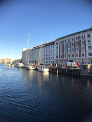 Nyhavn harbor in Copenhagen, Denmark