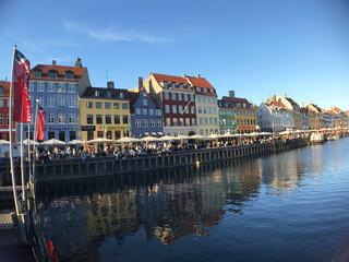 Nyhavn harbor in Copenhagen, Denmark