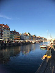 Nyhavn harbor in Copenhagen, Denmark