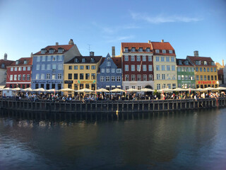 Fototapeta na wymiar Nyhavn harbor in Copenhagen, Denmark