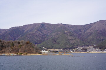 河口湖界隈の風景
