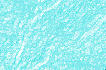 Detailed liquid CG texture of popular in 2020 blue color Aqua Menthe - creative design background