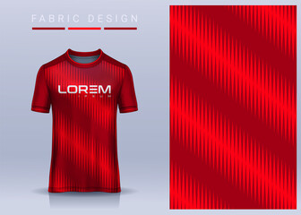 Fabric textile for Sport t-shirt ,Soccer jersey mockup for football club. uniform front and back view.