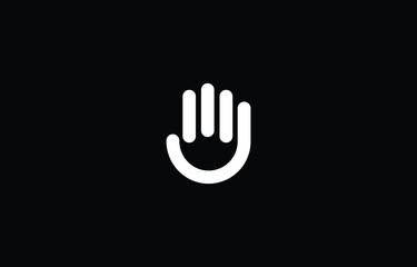 Fototapeta na wymiar MU UM logo hand design concept with background. Initial based creative minimal monogram icon letter. Modern luxury alphabet vector design