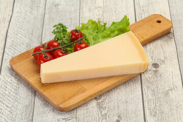Italian traditional parmesan cheese triangle