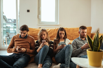 Having a connected time with friends