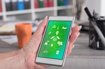 Environment protection concept on a smartphone