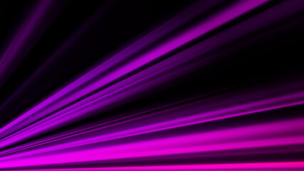 Colorful blurred light stripes in motion over on abstract background. Rainbow rays. Led Light. Future tech. Shine dynamic scene. Neon flare. Magic moving fast lines.