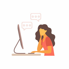 Template for online presentations, web conferences, online courses, remote work and training.