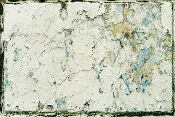 Empty old brick walls texture close-up. Painted problem wall surfaces. Grunge Red Stone Background. Worn facade of the building with damaged plaster. Abstract web banner.