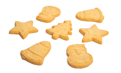 christmas cookies isolated