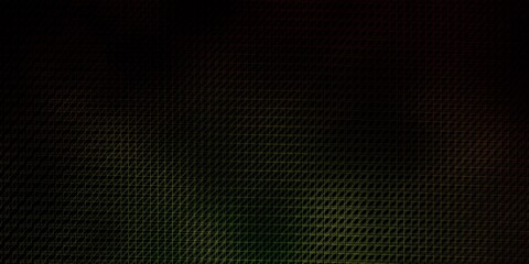 Dark Green, Yellow vector pattern with lines.