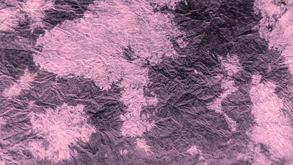 Unusual Print Rock. Taupe Swirl Tie Dye. Rose