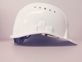 helmet on a white