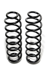 Dark metal spring isolated on white background