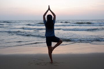 yoga on the beach
The most relaxing part of our day in Chennai includes Yoga in the beach .
The morning yoga infuses large amount of energy on us.