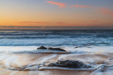 Obraz premium Winter Sunrise at the Seaside