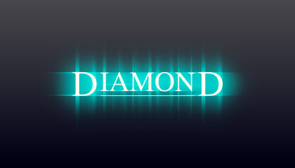 Diamond con sfondo colorato