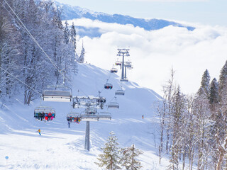 chairlift at a ski resort