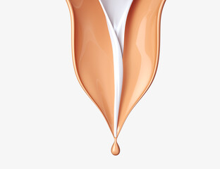 cosmetic foundation liquid splash