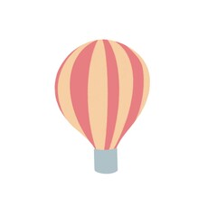 hot air balloon isolated