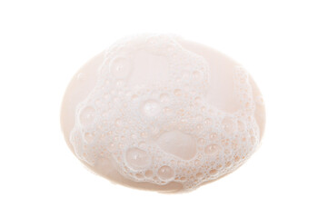soap with foam isolated