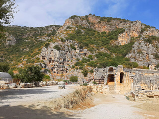 Antalya, Turkey, ancient city of Demre Myra.
 The first mention of this city dates back to the 4th...