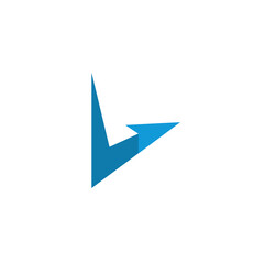 L Arrow Logo Symbol