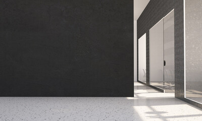 black wall mural © MclittleStock