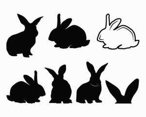 Bunny Sign Symbol Vector Illustration