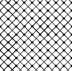 Fototapeta premium Black and white rhythmic seamless pattern. High quality illustration