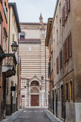 Verona's church seen from a street