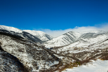 Winter in La Cerdanya, Pyrenees, Northern Spain