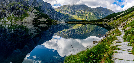 Morskie Oko, or Eye of the Sea in English, is the largest and fourth-deepest lake in the Tatra Mountains, in southern Poland. © Ondrej Bucek