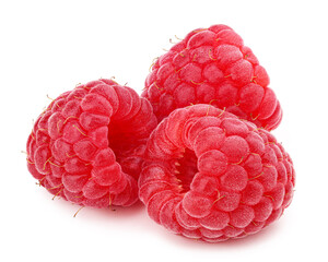 Raspberry isolated on white background