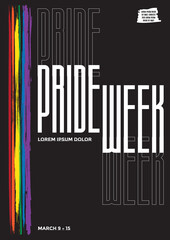 Pride Week Poster and Flyer