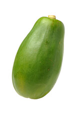Papaya fruit isolated on a white background