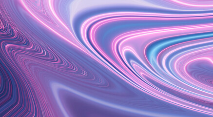 Abstract ultraviolet blank background, neon light. Blue and pink color gradient, lines and rays, oblique lines. Liquid lines.
