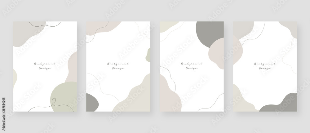 Poster minimal concept background. abstract backgrounds with copy space for text. vector illustration.