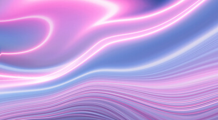 Abstract ultraviolet blank background, neon light. Blue and pink color gradient, lines and rays, oblique lines. Liquid lines.