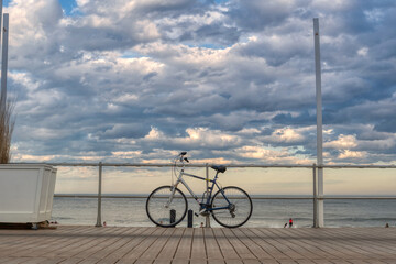 Bike beach.
