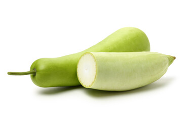 Lagenaria siceraria isolated on white background