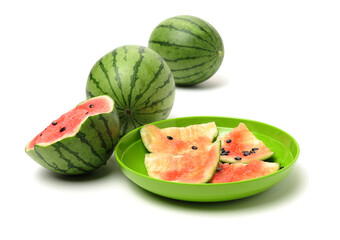 watermelon on a white background