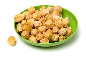 Physalis fruit isolated on white background 