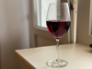 glass of wine